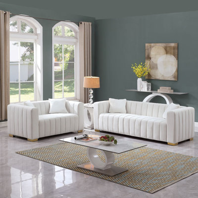 Clifford Victoria 2 - Piece Velvet Living Room Set by Mercer41