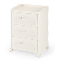 2 Drawer Storage Bins Cabinet On Wheels