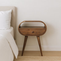 Solid Wood Nightstand