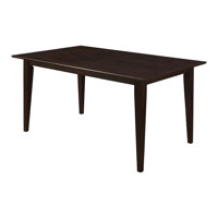 Noushin Rectangular Dining Table in Dark Brown by Winston Porter