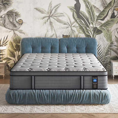 12" Bovingdon Firm Memory Foam Pocket Spring Hybrid Mattress, Firm Edge Support by Alwyn Home