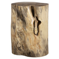 Inanna Tamarind Wood Accent Stool by Loon Peak