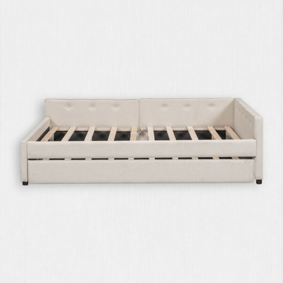 Upholstered Daybed with Trundle