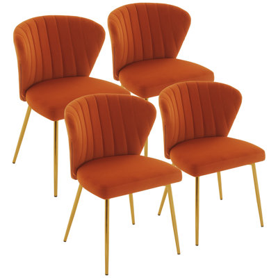 Thena Velvet Dining Chair by Mercer41