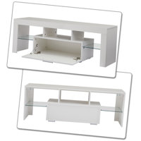 Jaamal modern design TV stand with a drawer and LED light belt, suitable for living room, bedroom by Wrought Studio