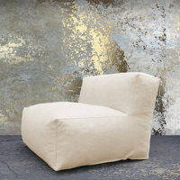 Middle Sectional Sofa Patio Bean Bag Chair by Wrought Studio