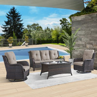 Avimael 5 - Person Outdoor Seating Group with Cushions by Lark Manor