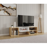 Dream 1 Kiyono Minimalist Modern Design 63" Tv Stand Media Console by Ebern Designs