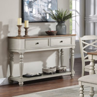 Cambra 52" Wide 2 Drawer Solid Wood Buffet Table by Ophelia & Co.