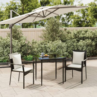 Millport Square 2 - Person 31.5" Long Bistro Set with Cushions by Latitude Run