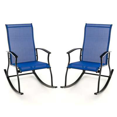 Octaviah Metal Rocking Chair by Winston Porter