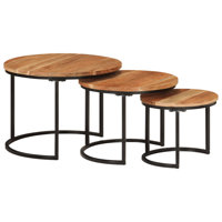 Turi Frame 3 Nesting Tables Coffee Table with Storage by 17 Stories
