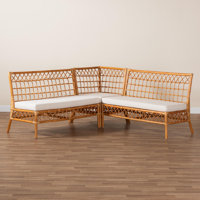 Berners Rattan Dining Set by Bay Isle Home
