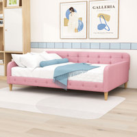 Hiromitsu Upholstered Daybed with Tufted by Rosdorf Park