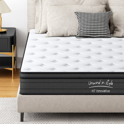 Filey 12" Medium Hybrid Mattress by The Twillery Co.