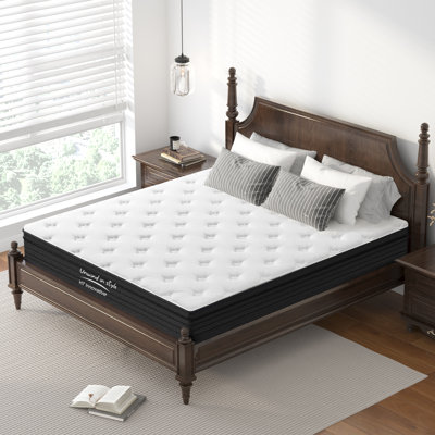 Filey 12" Medium Hybrid Mattress by The Twillery Co.