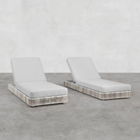 Poveromo Outdoor Metal Chaise Lounge by Hokku Designs