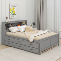 Mercato Full Size Platform Bed with Storage Headboard by Red Barrel Studio