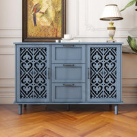 Abdulah Solid Wood Accent Cabinet by Darby Home Co