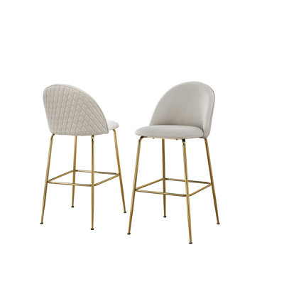Yufei 29 Bar Stool by Everly Quinn