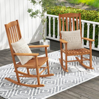 Milyonka Rocking Solid Wood Chair by Red Barrel Studio