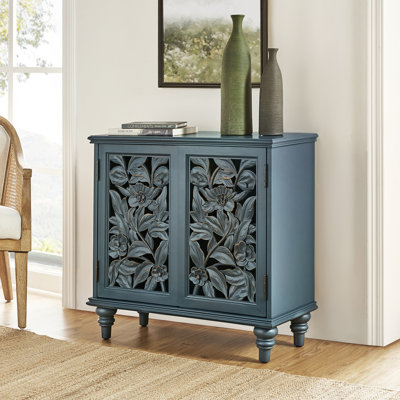 Hayter Traditional 32" Tall 2 Door Accent Cabinet with LED Light by Langley Street