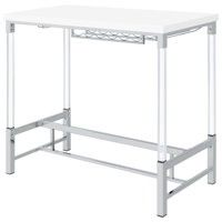 Javyon Bar Height 47.25" Dining Table by Wrought Studio