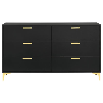 Paulk 6 Drawer 58.5" W Double Dresser