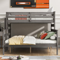 Jasprit Kids Extra Long Twin Over Queen Bunk Bed by Harriet Bee