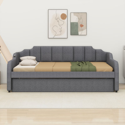 Eadmund Full / Double Daybed with Trundle by Wildon Home