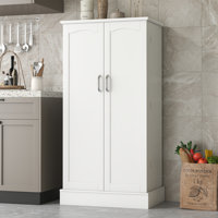 Malarie 47" Kitchen Pantry by Red Barrel Studio