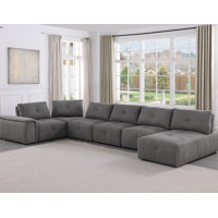 7 Pieces Modular Reversible Sectional by Latitude Run