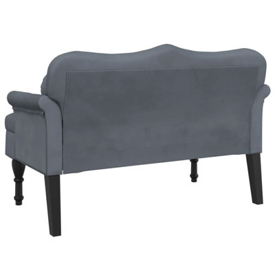 Chineta 47” W Small Loveseat, Velvet Chesterfield Sofa, 2 Seater Couch for Living Room by Alcott Hill