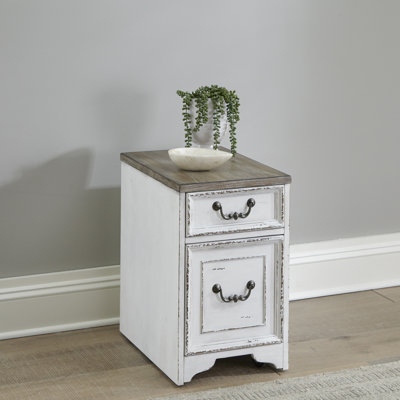 Colchester 2 Drawer Vertical Filing Cabinet w/ Casters by Laurel Foundry Modern Farmhouse