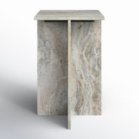 Baja Marble Frame End Table by Joss & Main
