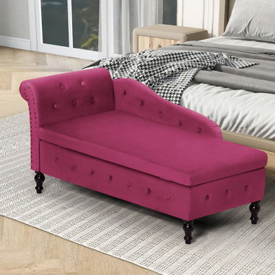 Hayliegh Upholstered Chaise Lounge by House of Hampton