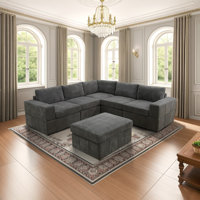 Jowaine - 101" Wide Modular Sofa 6 Pc Set by Latitude Run