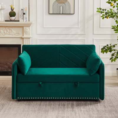 Araluen 55 Upholstered Futon by Everly Quinn