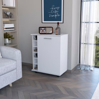 Donnise Wood Bar Cart by Ebern Designs