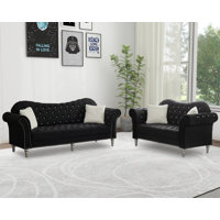 Heder 2 - Piece Velvet Living Room Set