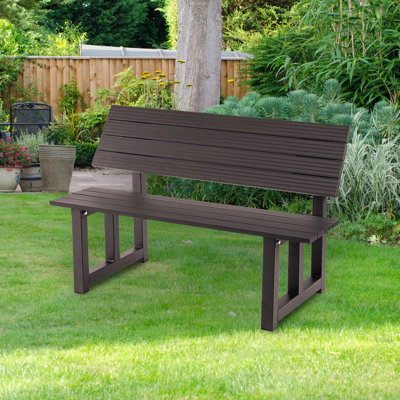 Abimelec Aluminum Outdoor Bench by Ebern Designs