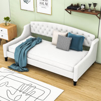Brioney Tufted Upholstered Daybed with Slats by Alcott Hill