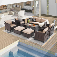 Kintuillang 9 - Person Outdoor Seating Group with Cushions