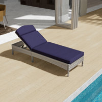 Arshpreet 75.8" Long Reclining Single Chaise with Cushions by Ebern Designs