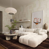 Chesnie Upholstered Sectional by Wade Logan