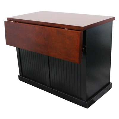 Keidra Rolling Kitchen Island with Solid Wood Top by Gracie Oaks