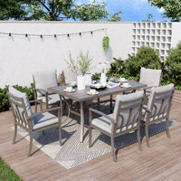 Jeitt Patio Dining Armchair with Cushion by Red Barrel Studio