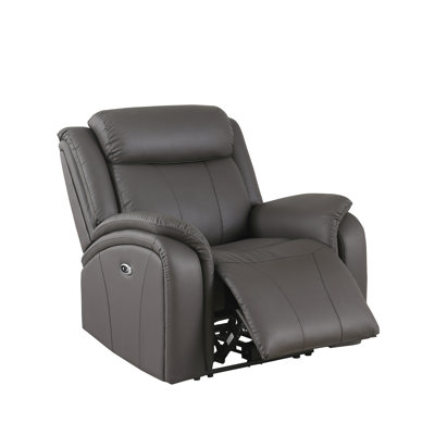 Lamiaa 39.76" Wide Faux Leather Manual Standard Recliner