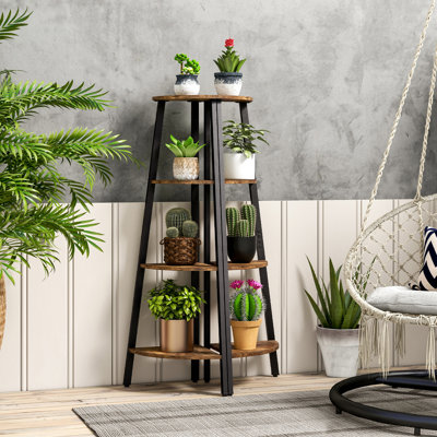 Alaaddin 49.5" H x 14" W Corner Bookcase