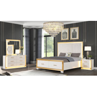 Gilta 4 Piece Bedroom Set by Everly Quinn